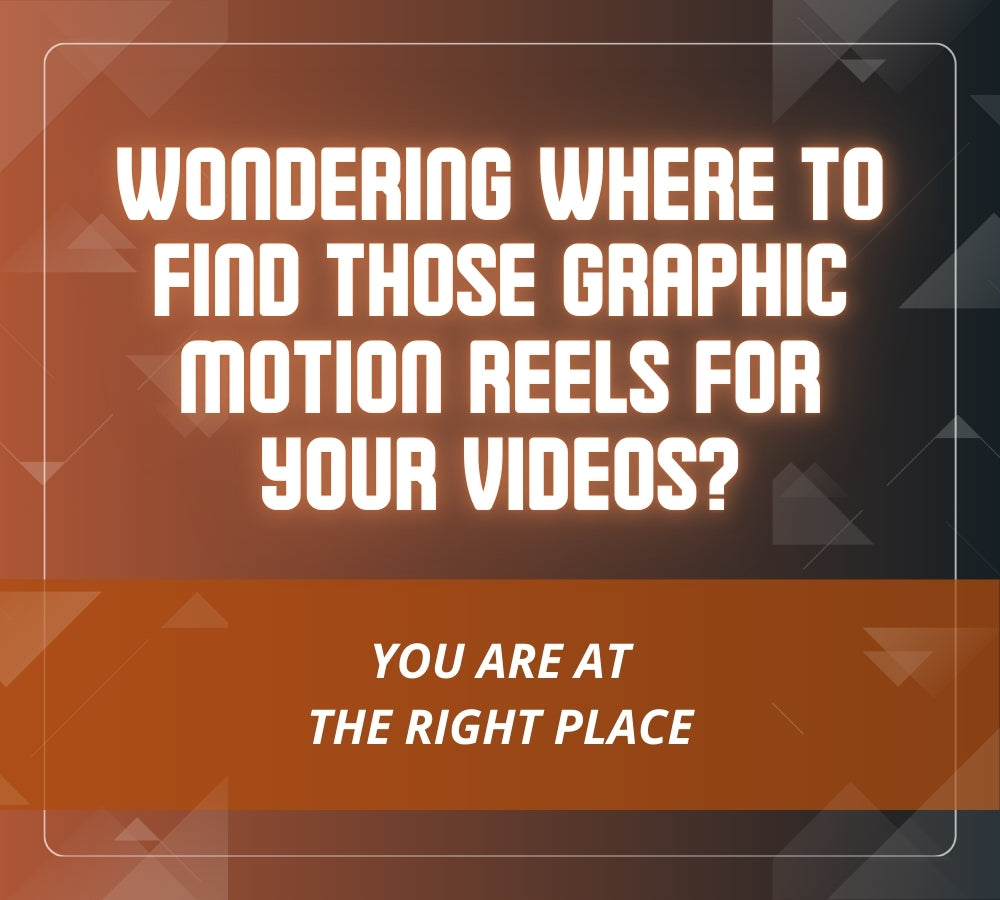 Glowing Motion Graphic Reel Bundle!