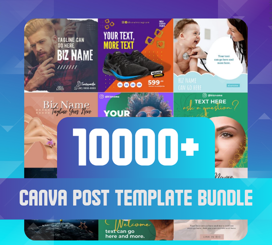 ULTIMATE 10,000+ Canva Template Bundle